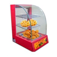 Tủ giữ nóng thức ăn 1 khay kính cong KN-TGN1P