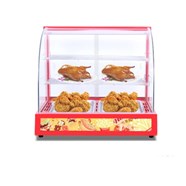 Tủ giữ nóng thức ăn 2 khay kính cong KN-TGN2P