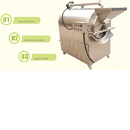 Máy rang hạt dùng gas LQ-50GX