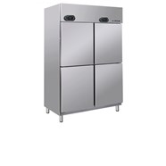 Tủ nửa đông nửa mát 4 cánh inox Berjaya BS DU2F2C/Z