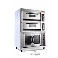 Lò nướng 2 tầng 4 khay dùng gas có ủ bột Hongling HLY-204EP