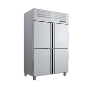 Tủ Đông Mát 4 Cánh Inox H&C CDB1.0L4ARF