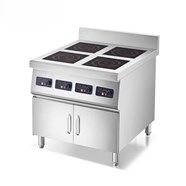 Bếp từ công nghiệp 4 mặt có tủ để đồ INDUCOOK ID-BD4M3500W