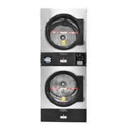 Máy sấy xếp chồng bỏ xu 15kg dùng gas Cleantech HG-300Rx2T