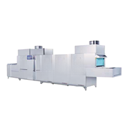 Máy rửa khay bát chén công nghiệp băng tải có sấy dùng gas PMFE-1200GD Prime