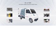 Xe chở rác điện BY - LF1000 