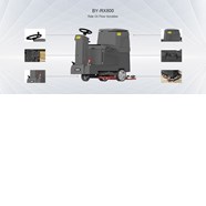 Máy chà sàn tự lái BY - RX800 