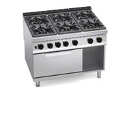 BẾP GAS 6 BẾP TRÊN LÒ GAS LỚN G9F6+T