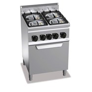 BẾP GAS 4 BẾP KÈM LÒ GAS 1/1 G6F4PW+FG1