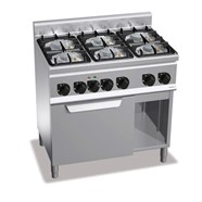 BẾP 6 LÒ VỚI LÒ NƯỚNG ĐIỆN 1/1 G6F6PW+FE1