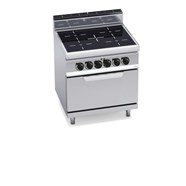 Bếp hồng ngoại 4 vùng nấu với lò nướng điện 2/1 E7P4/VTR+FE