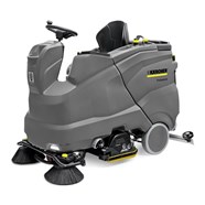 Máy chà sàn ngồi lái nhỏ gọn dùng pin Karcher B 150 R + R 75