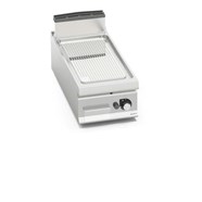 Bếp nướng gas - Mặt nướng có rãnh, làm bằng thép không gỉ LXG9FR4/CPD