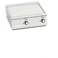 BẾP NƯỚNG ĐIỆN - MẶT BẰNG THÉP KHÔNG GỈ CÓ RÃNH SE7FR8B-2/CPD