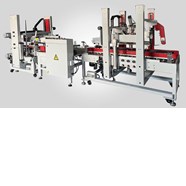 Máy hàn kín mặt bích gấp góc tự động hoàn toàn EXC-308A hai cột + EXC-312A
