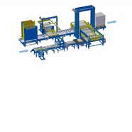 Dây chuyền đóng gói pallet tự động để đóng gói thùng carton YUPA-2100-Z