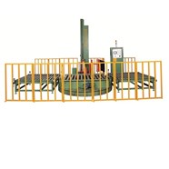 Máy quấn pallet bàn xoay kết hợp băng tải YUPA-2100-W
