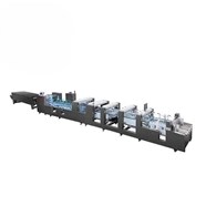 Máy dán hộp carton tự động có móc đáy ZH-1400