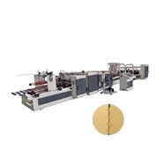 Máy dán và đóng ghim bìa carton tự động