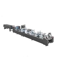 Máy dán hộp carton tự động có móc đáy ZH-1000