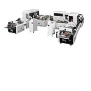 Máy làm bìa cứng tự động liên hoàn (Dán sắt, dán giấy lót) QFM-600BY
