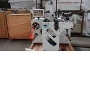 Máy bế tem decal trắng (Trục thu đôi) DCT-320