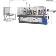 Máy làm tô bát giấy đáy vuông (50-60sp/phút) MG-GB-800-F 