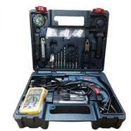 Máy khoan động lực Bosch GSB 550 SET – Vali phụ kiện thợ điện