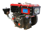 Máy Nổ Dầu 6HP Hiệu Quantrai R175AN (D6 Gió Đèn)
