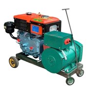 Máy Phát Điện Đầu Nổ 5Kw Điện 220V (D12 Gió Đề)