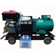 Máy Phát Điện Đầu Nổ 5Kw Đông Phong 12HP (D12 Mát Nước, Đề)
