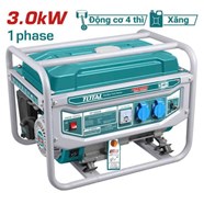 Máy Phát Điện Chạy Xăng 3Kw Total TP130005