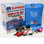Bình phun thuốc trừ sâu 20L Elephant 20S (2 ắc quy)