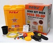 Bình Xịt Điện Phun Thuốc 20 Lít Pona 20-DP (ắc qui 12V12Ah)