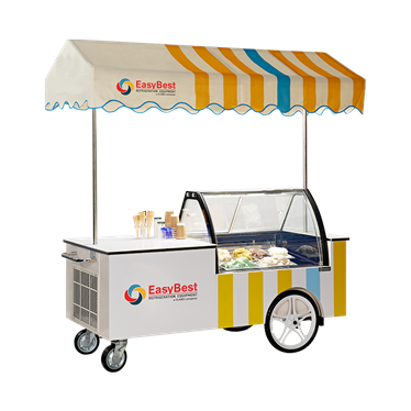 xe ban kem di dong gelato cart 10 (easybest) hinh 1