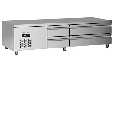 ban mat 6 ngan keo inox klaus kbu-1.1-6 hinh 1