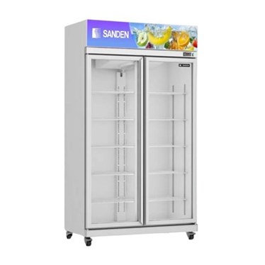 tu mat 2 canh kinh sanden intercool ypc-1100 hinh 1