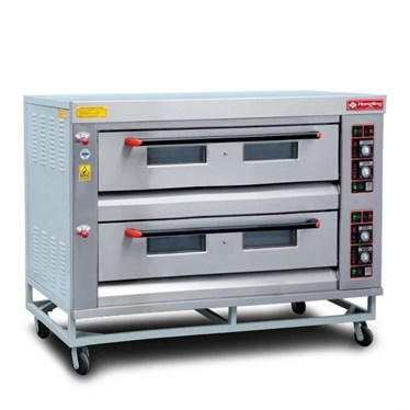 lo nuong 2 tang 6 khay dung gas hongling hly-206e hinh 1