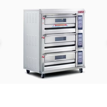 lo nuong 3 tang 6 khay dung gas hongling hly-306db hinh 1