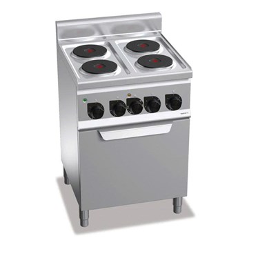 bep dien 4 mat tron kem lo nuong dien 1/1 e6p4+fe1 hinh 1