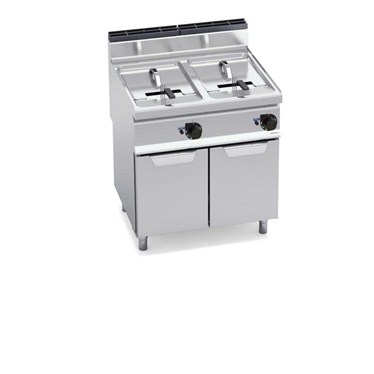 bep chien gas co tu - hai bon chua 18+18l - gian tiep gl18+18mi hinh 1