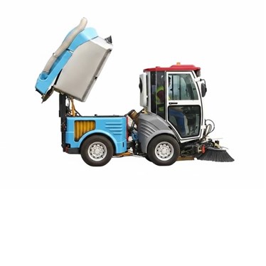 xe quet rac hut bui da nang chay dau chr31m hinh 1