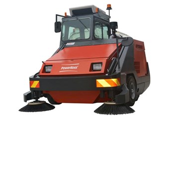 xe quet rac hut bui powerboss armadillo sweeper 9x hinh 1