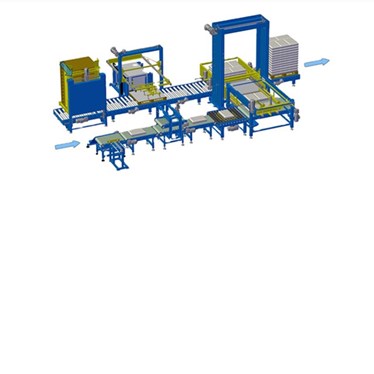 day chuyen dong goi pallet tu dong de dong goi thung carton yupa-2100-z hinh 1
