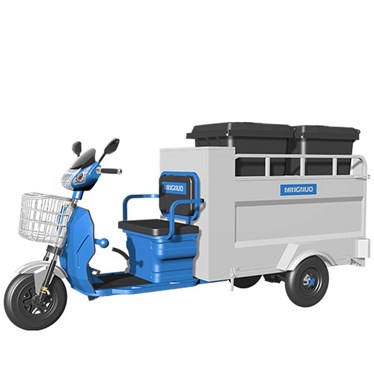 xe ba banh dien thu gom rac mingnuo mn-h35t2  hinh 1