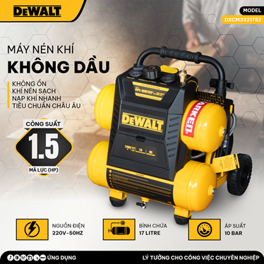 may nen khi khong dau 17l dewalt dxcm3321782  hinh 1