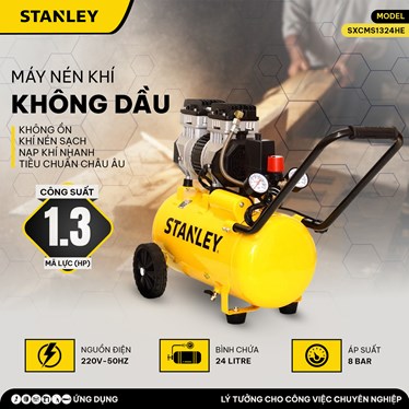 may nen khi khong dau 24l stanley sxcms1324he  hinh 1