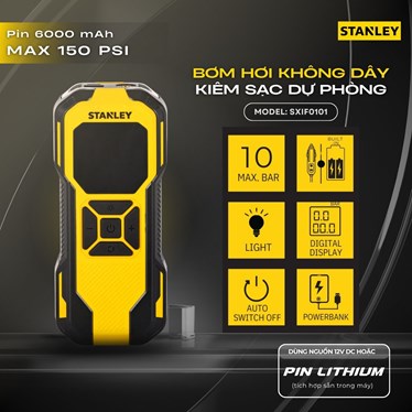 dung cu da nang bom xe, den pin led, sac du phong stanley sxif0101   hinh 1