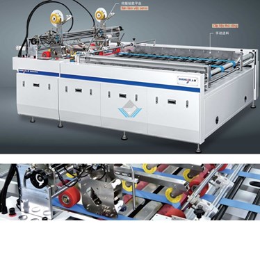 may dan bang dinh trong suot thung carton sj-150tmj hinh 1
