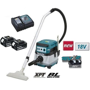 may hut bui dung pin 18vx2 makita dvc862lrt2 hinh 1